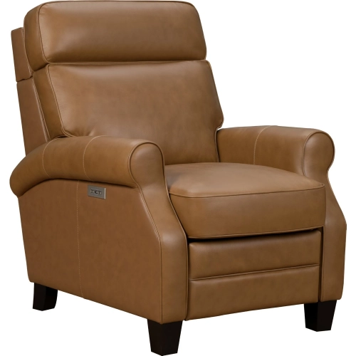 Remi Power Recliner with Heads Up Power Forward Head Rest in Apollo Honey Top Grain Leather